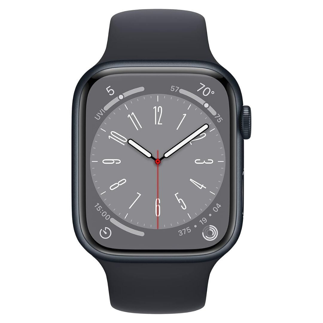 Apple Watch Series 8 (GPS + Cellular, 45mm) – Midnight Aluminum Case, M/L Band (Used)