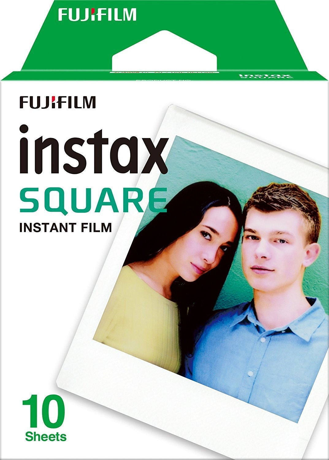 Fujifilm Instax Square Film for SQ10 Cameras (40 Exposures) with Cleaning Cloth Bundle
