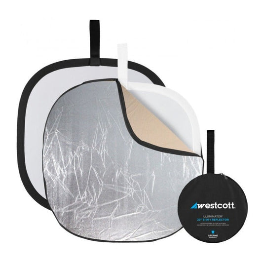 Westcott Illuminator Collapsible 6-in-1 Reflector Kit (22-Inch)