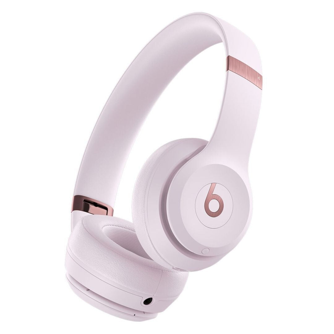 Beats Solo 4 Bluetooth Wireless On-Ear Headphones with Built-In DAC, Cloud Pink (Refurbished)