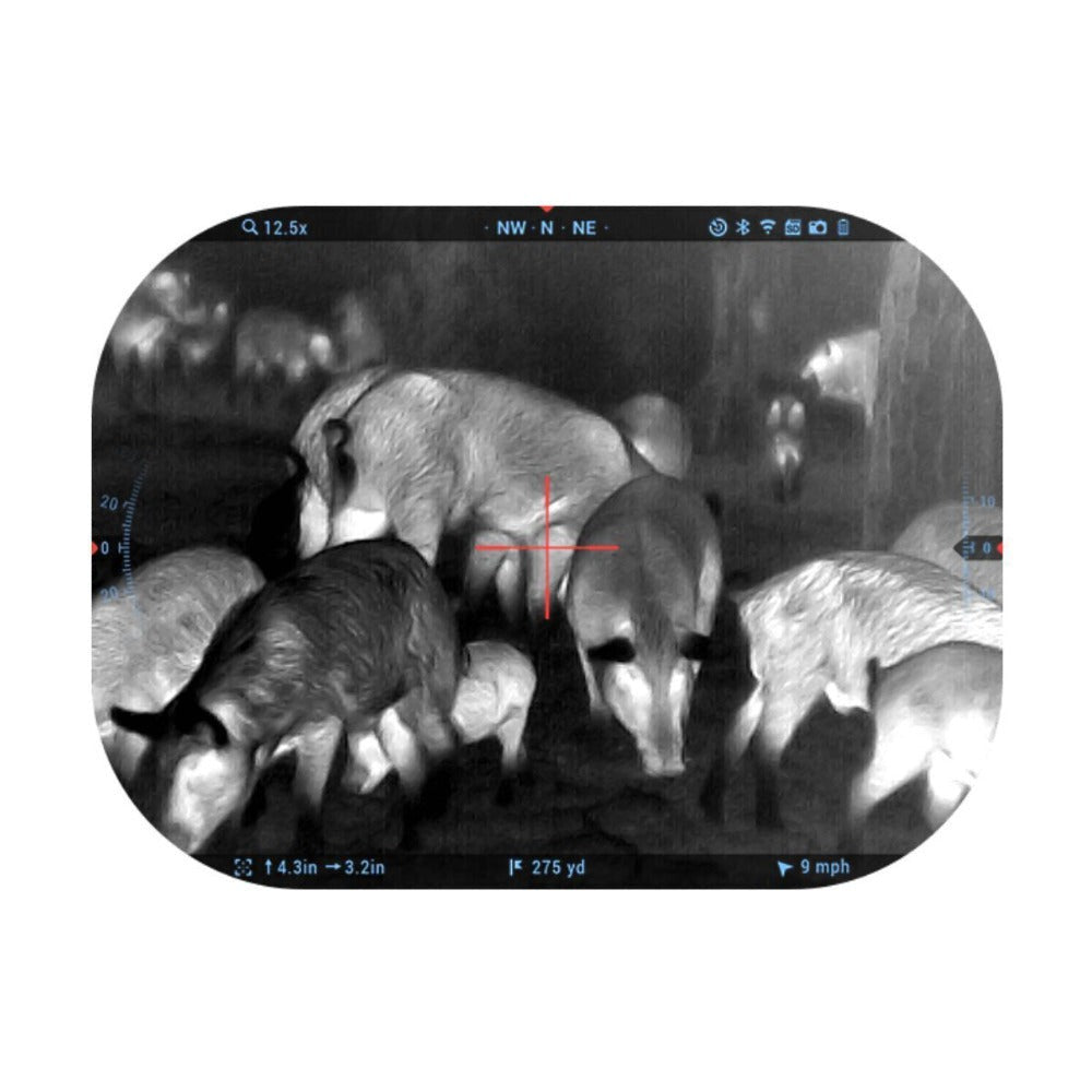 ATN Thor 5 LRF 5-40x 640x480 Smart HD Thermal Rifle Scope with 30mm Scope Mount