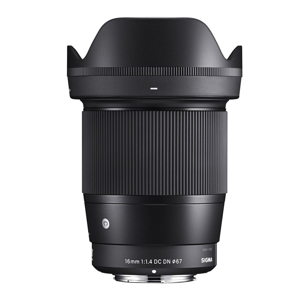 Sigma 16mm f/1.4 DC DN Contemporary Lens for Sony with Accessory Bundle