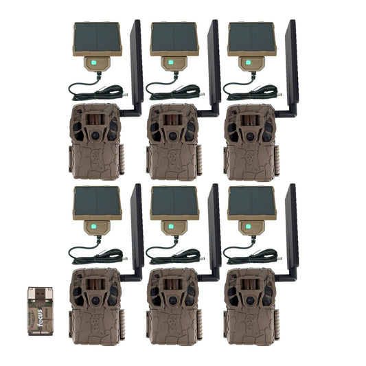 Browning Defender Wireless Vision Pro HD Livestream Trail Camera (6-Pack) Bundle