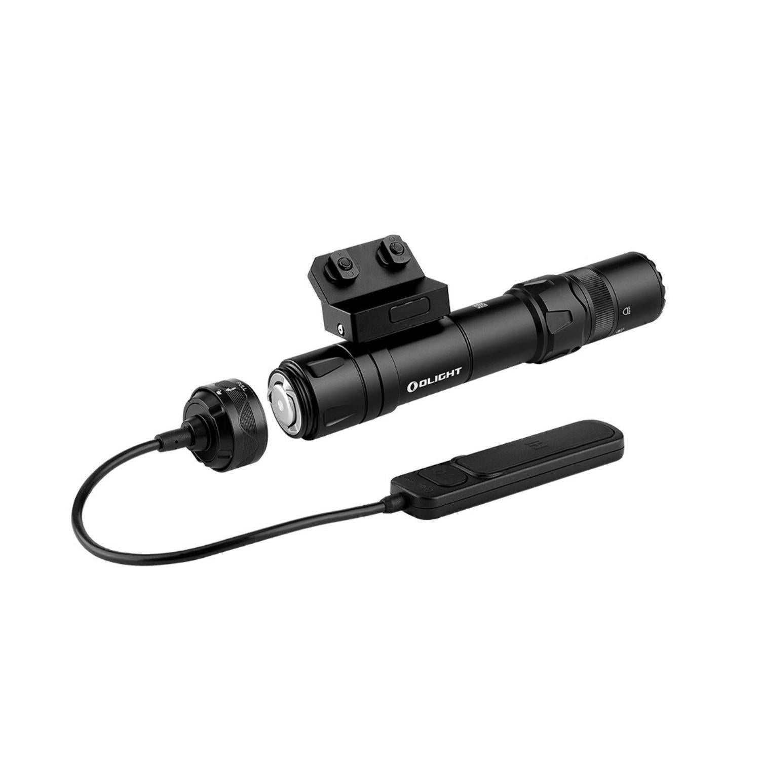Olight Odin GL M Rechargeable Flashlight with Green Laser (M-LOK, Black)