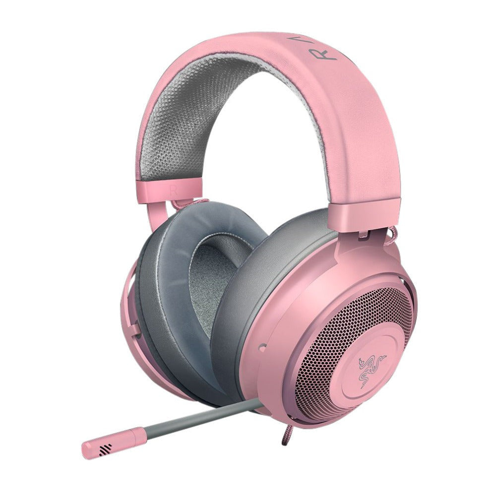 Razer Kraken Quartz Edition Wired Stereo Gaming Headset, Quartz Pink (Certified Refurbished)