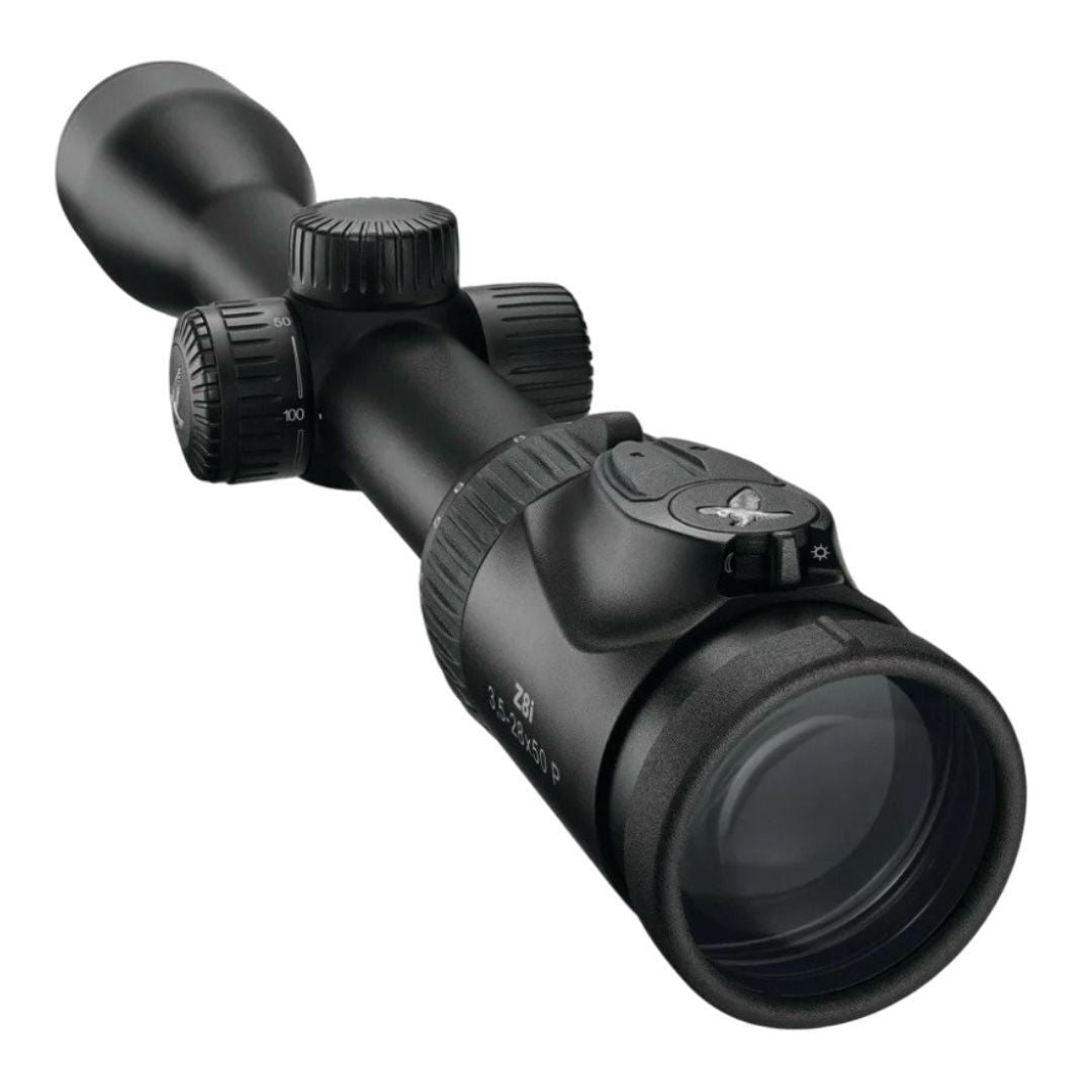 SWAROVSKI OPTIK Z8i 3.5-28x50 P Riflescope with SWAROLIGHT Auto-Off Illumination (4A-I Reticle)
