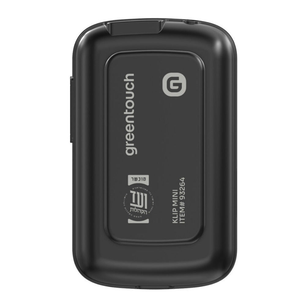 Greentouch Klip mini 128gb Kosher MP3 Player, Black