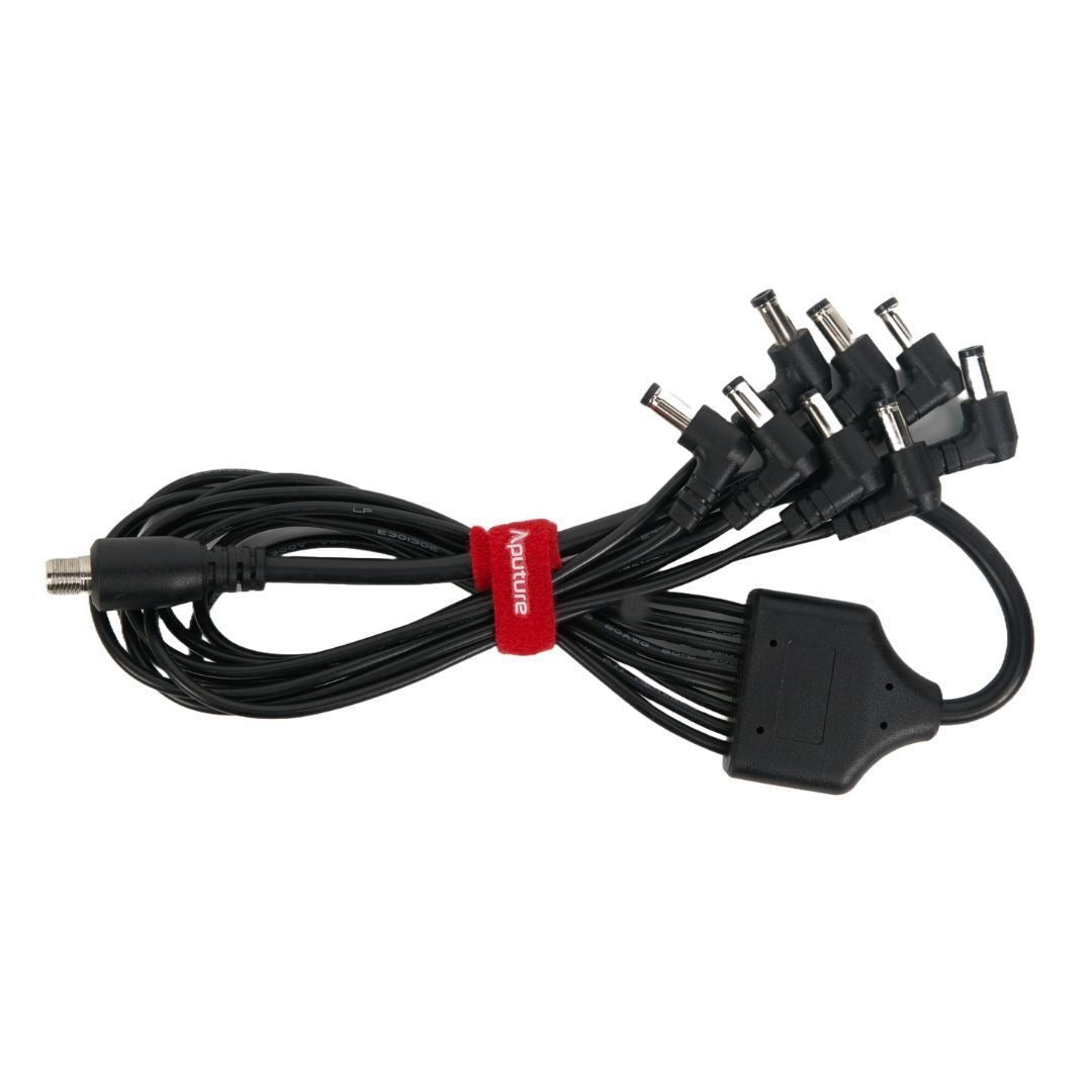 Aputure INFINIBAR 5.5mm DC 8-Way Splitter Cable with 5.5mm DC Barrel Connector