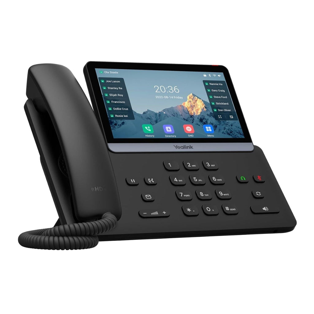 Yealink SIP-T87W Wi-Fi SIP IP Desk Phone with Bluetooth (Without Power Adapter)