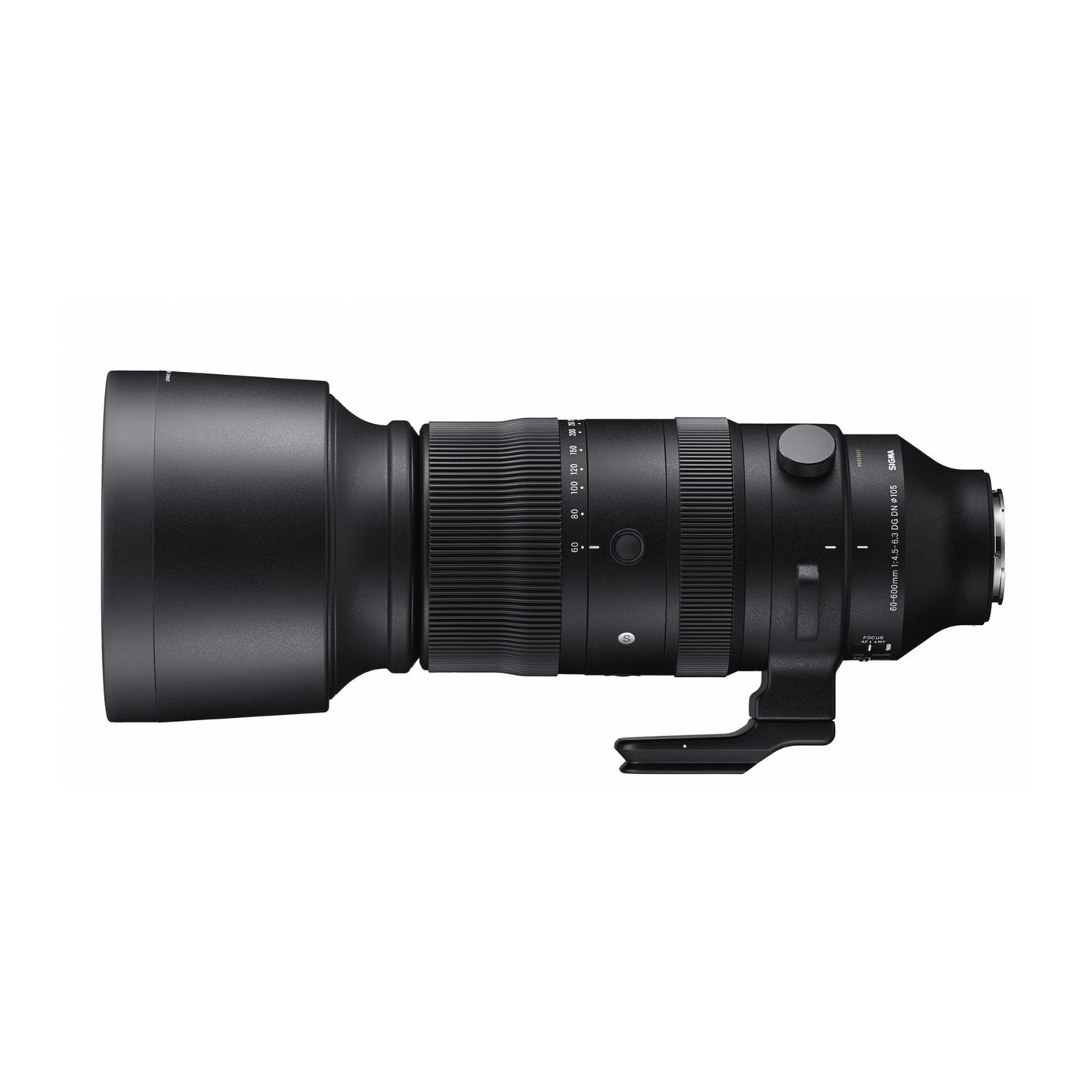 Sigma 60-600mm F4.5-6.3 DG DN OS Sports Lens for Sony E Mount with 1 TB Hard Drive, Lens Hood Bundle