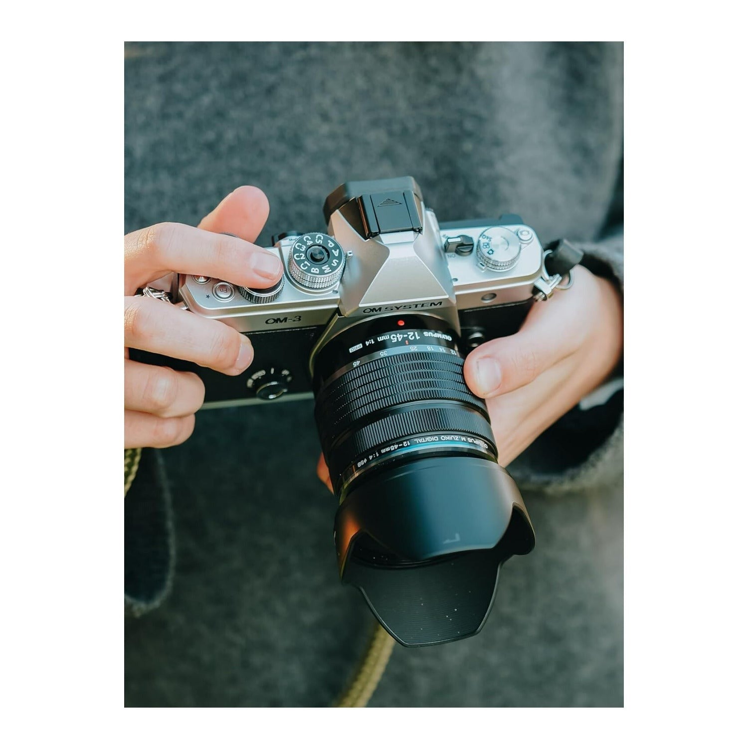 OM SYSTEM OM 3 Mirrorless Camera with ED 12 to 45mm F4 Lens Kit (Used)