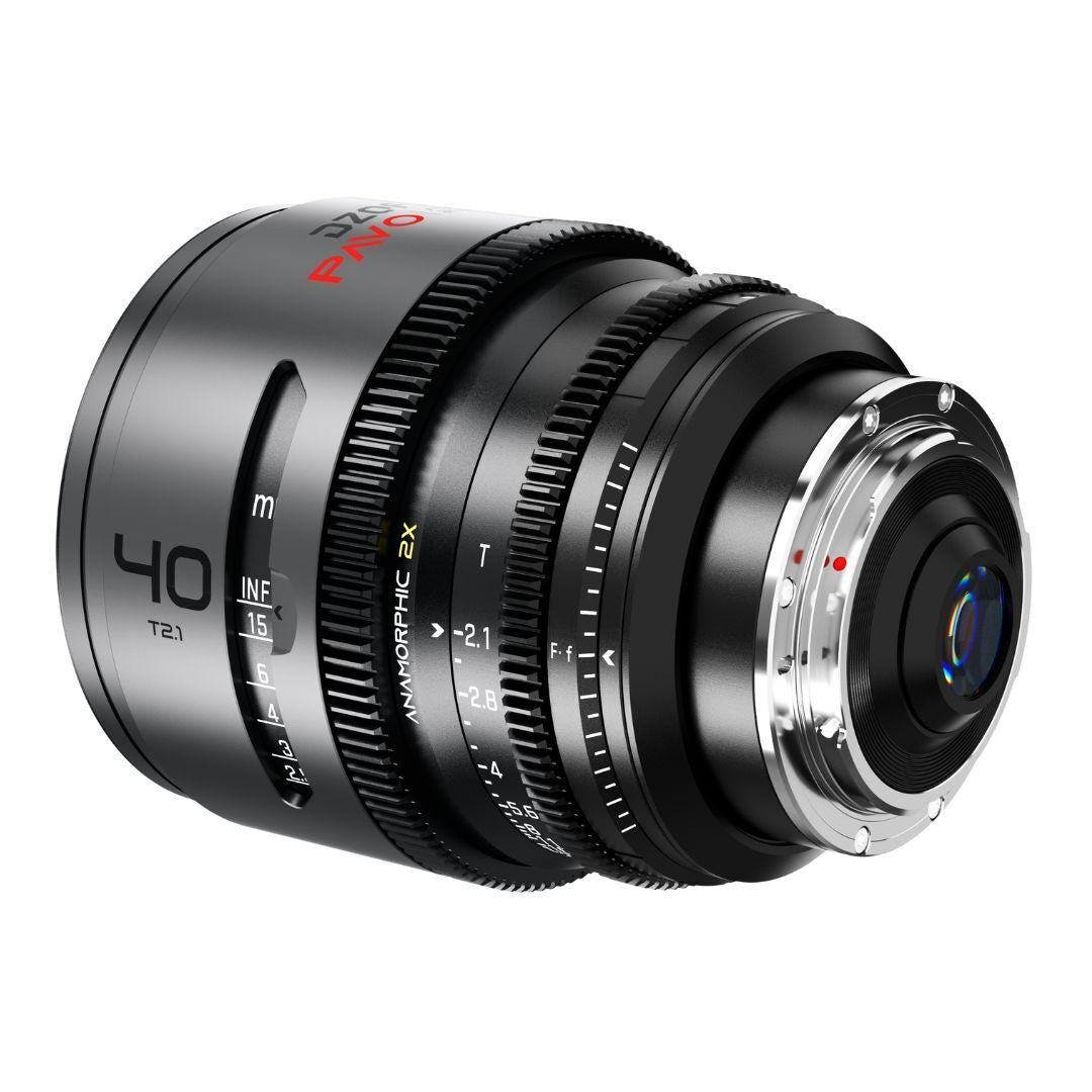 DZOFilm PAVO 40mm Anamorphic 2x T2.1 Neutral Coating PL or EF Mount Lens (Space Gray and Black)