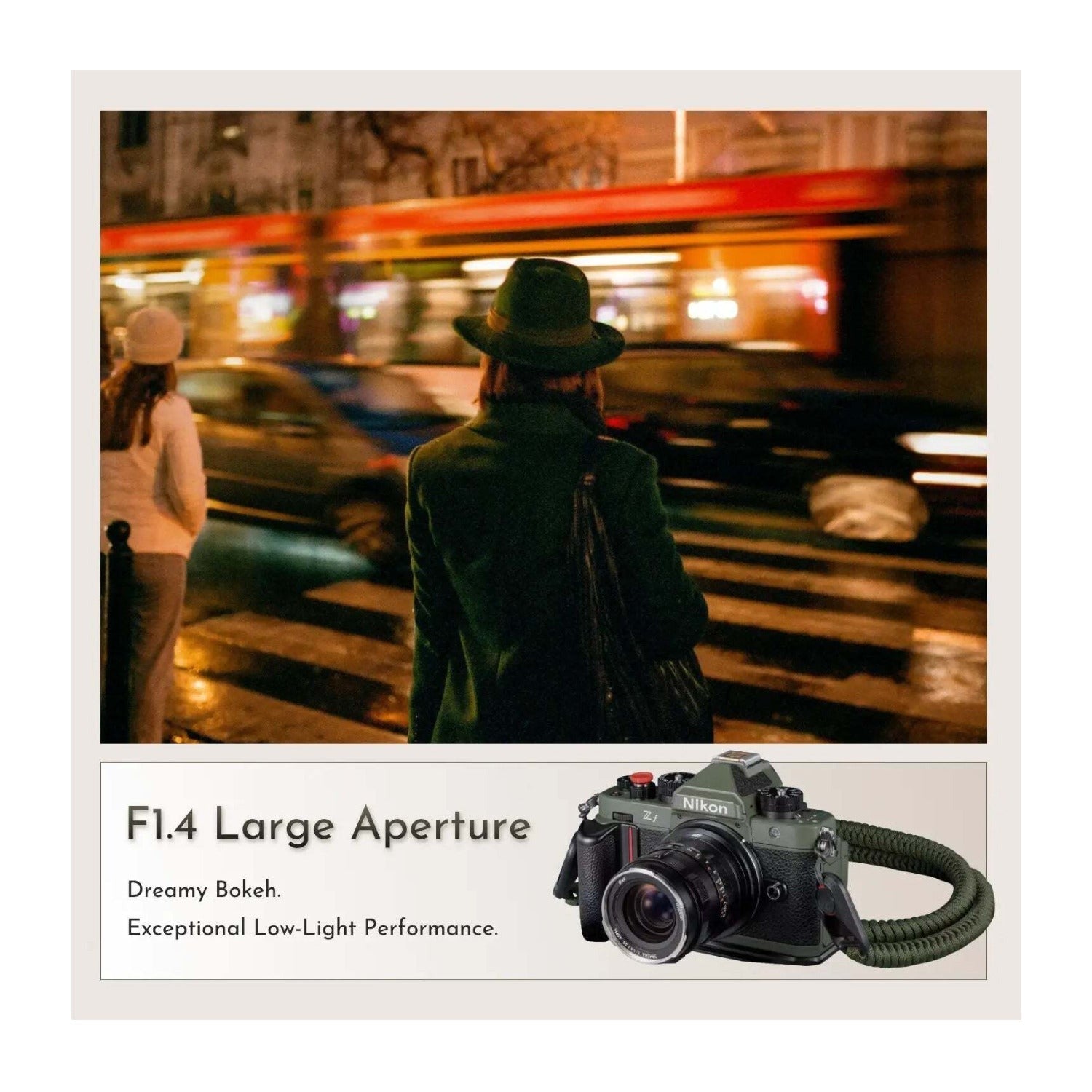 Thypoch Simera 28mm f/1.4 Full-frame Lens with Manual Focus (Nikon Z, Silver)