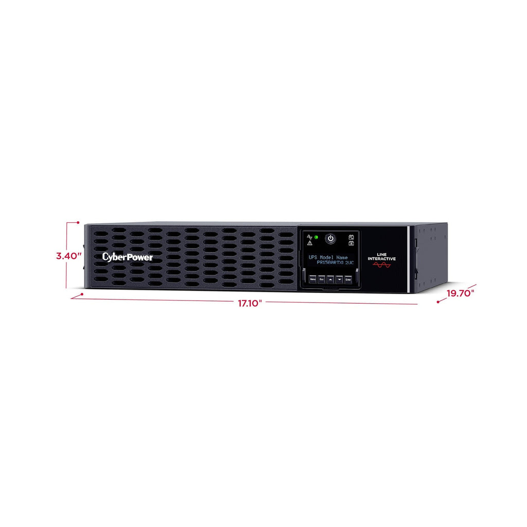 Cyberpower PR1500RTXL2UC 1500VA/1500W Smart App Sinewave LCD 2U Rack/Tower UPS