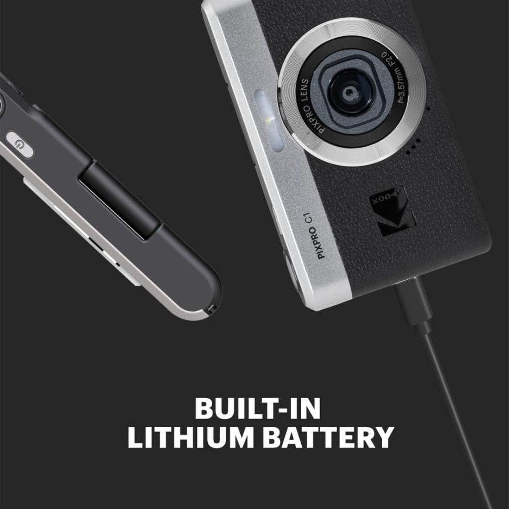 KODAK PIXPRO C1 Friendly Zoom 13MP 1080p Digital Camera (Black) Bundle