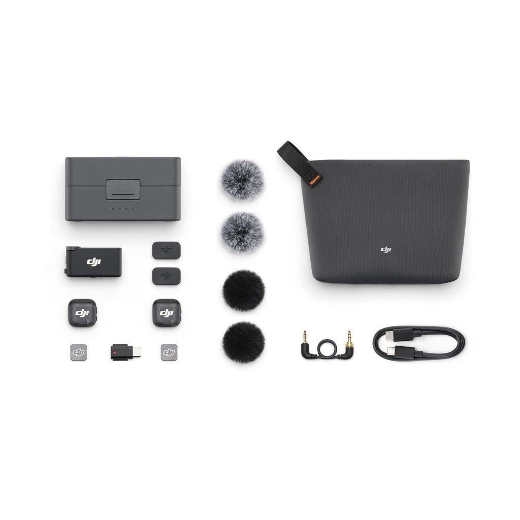 DJI Mic 3 2-Person Compact Wireless Microphone Recorder - Camera and Smartphone