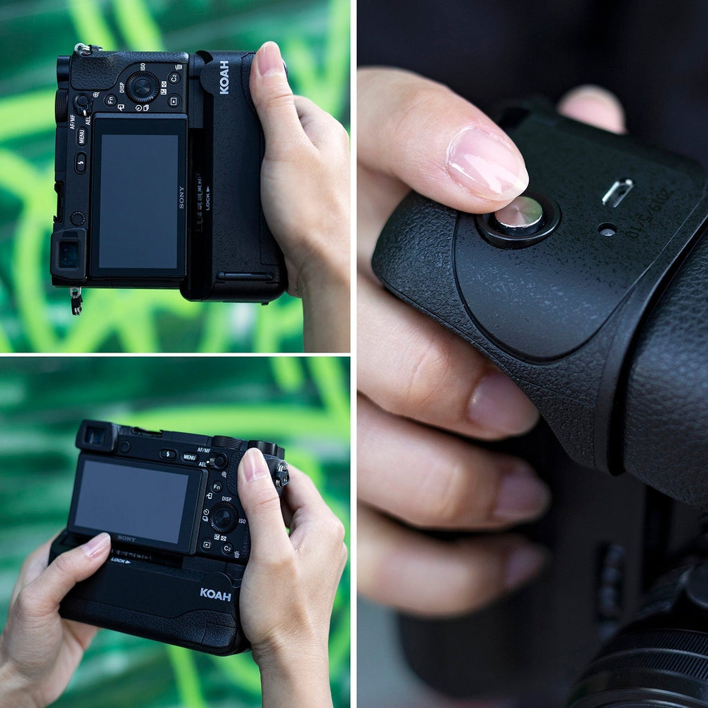 Koah Battery Grip for Sony a6000 and a6300