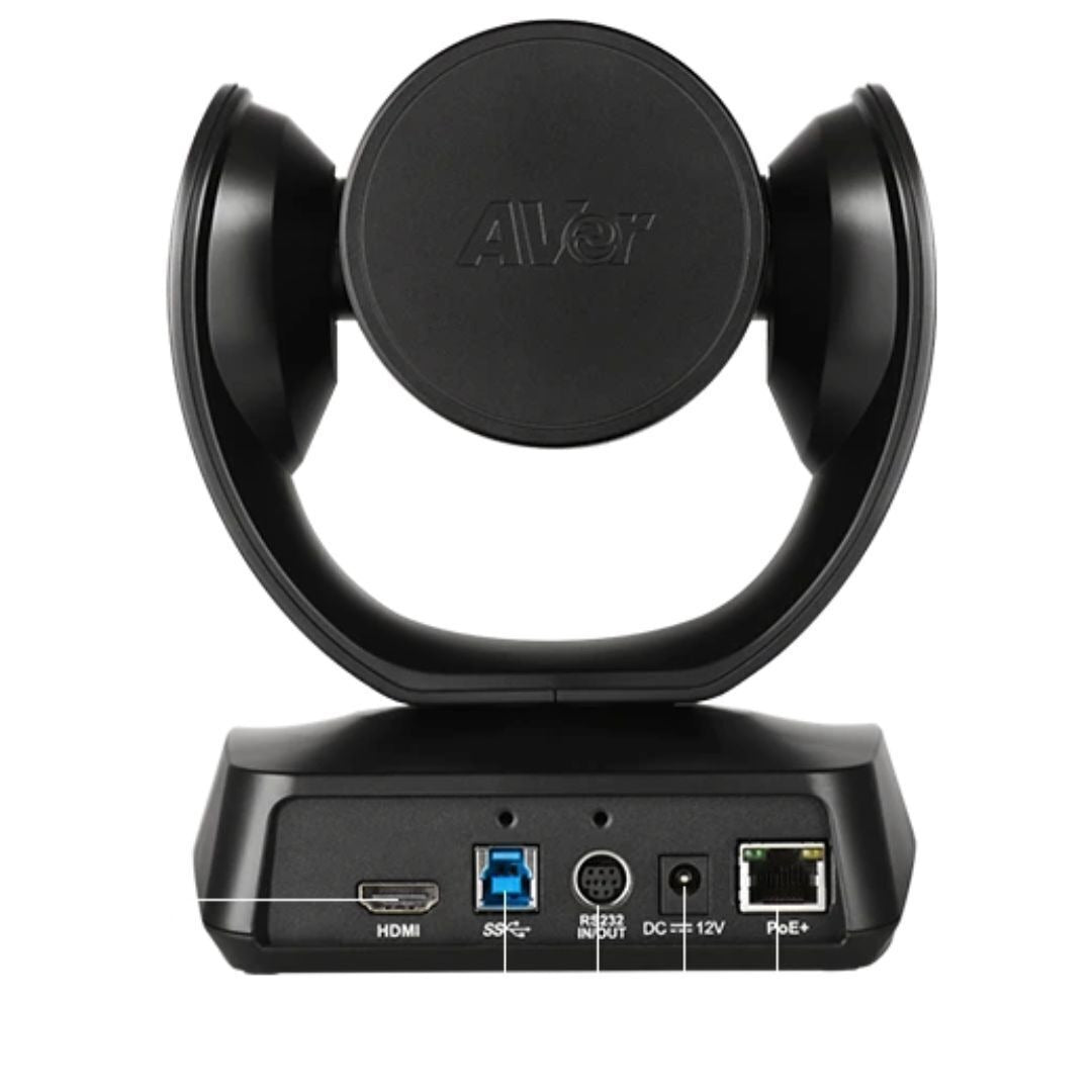 AVer CAM520 Pro3 Enterprise Grade Full HD PTZ Video Conferencing Camera with 8M Pixel Sensor (Black)