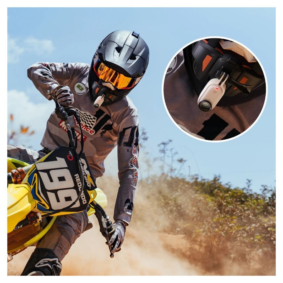 Insta360 Vertical and Horizontal Action Mount Set for GO 3S Camera (White)