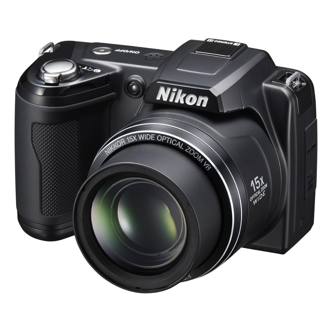Nikon COOLPIX L110 Digital Camera, 12.1MP, 15x Optical Zoom (Black) (Certified Refurbished)