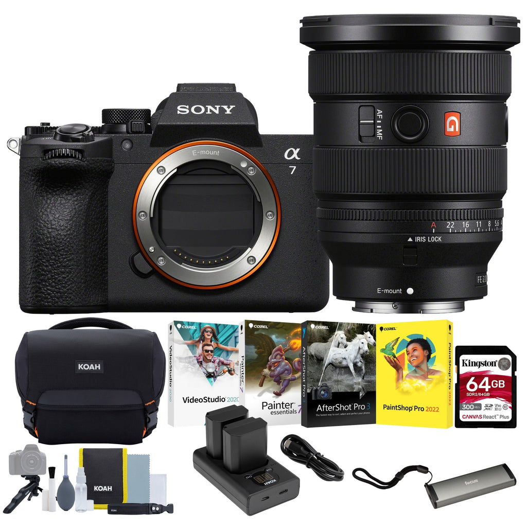 Sony Alpha 7V Mirrorless Lens Camera with FE 16-35mm F2.8 GM II Lens Bundle
