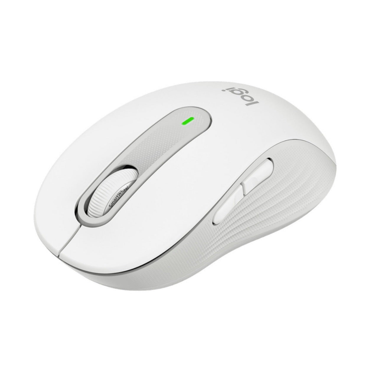 Logitech Signature M650 Wireless Mouse with Smartwheel Scrolling and Quiet Clicks (Off-White)