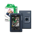 Fujifilm Instax Mini Instant Camera (Midnight Blue) with Film Pack (20 Exp)