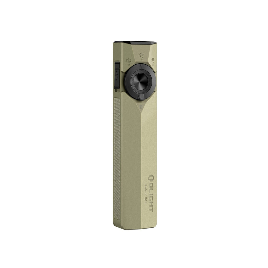 OLIGHT ArkPro Ultra EDC Flat Rechargeable Flashlight (Olive Green CW)
