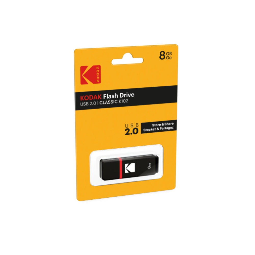 Kodak 8GB USB 2.0 Flash Drive Classic K102 Series