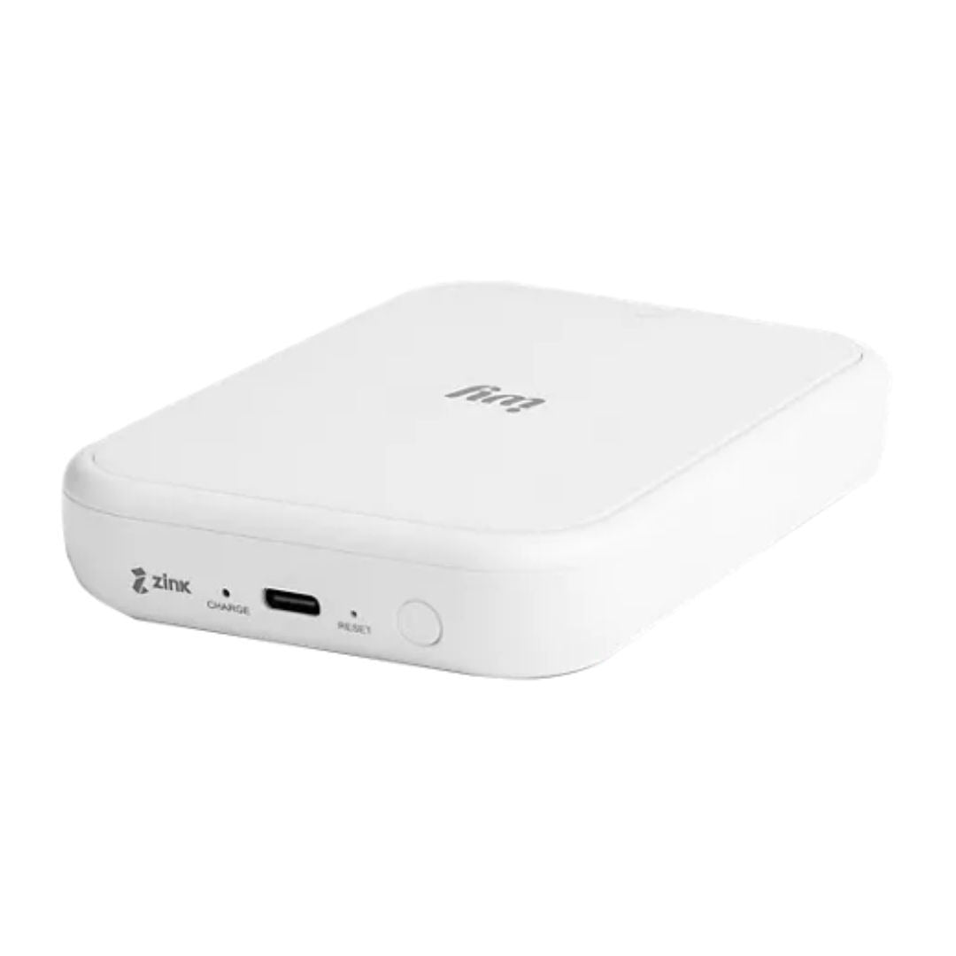 Canon IVY 2 Mini Compact Photo Sticker Printer with LED Light Bar and Built-In Battery (Pure White)