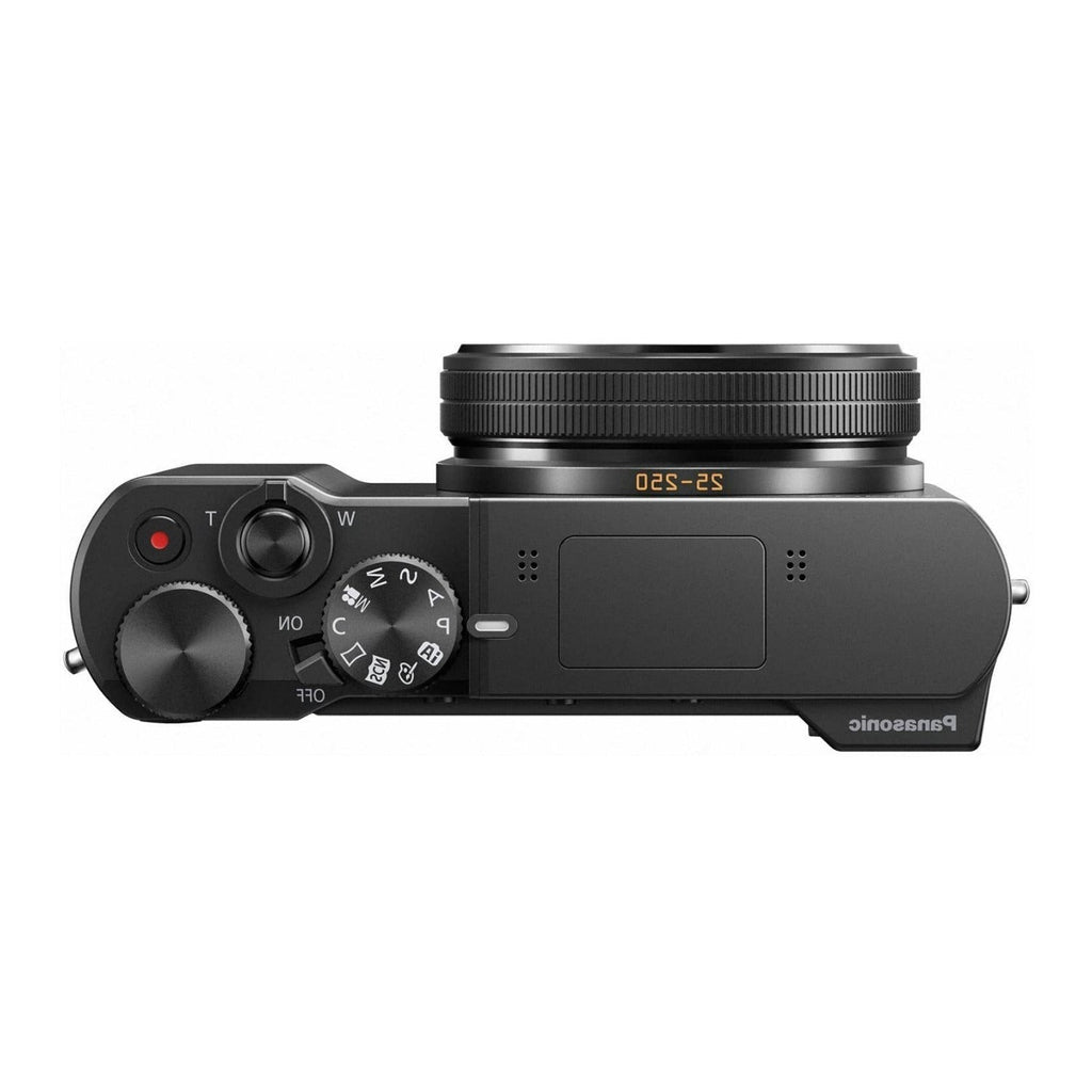 Panasonic LUMIX ZS100K Digital Camera, 20.1MP, 4K, 25-250mm LEICA Lens (Black) (Certified Refurbished)
