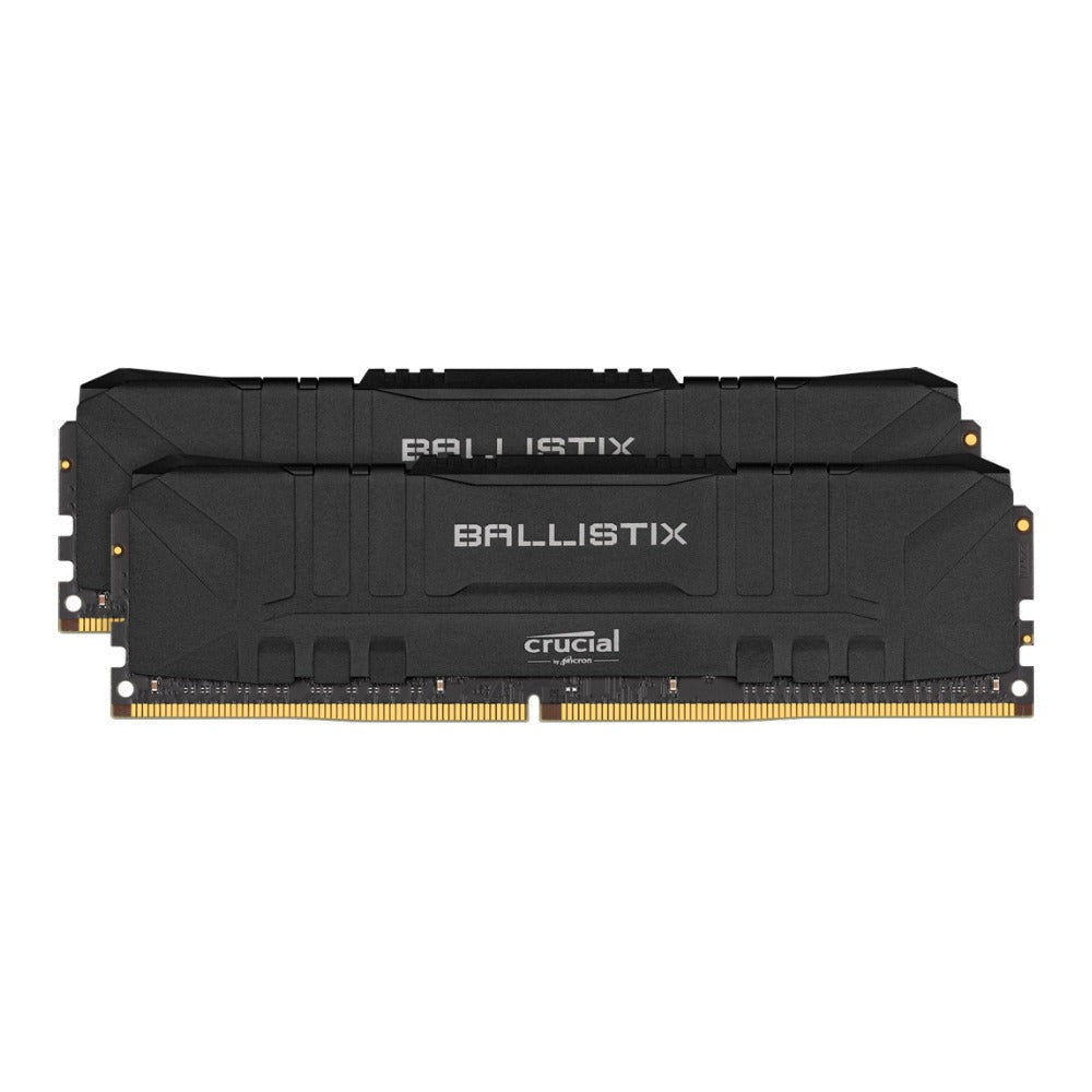 Crucial Ballistix CL16 UDIMM 64GB DDR4-3600 Gaming Memory Kit (2 x 32GB, Black)