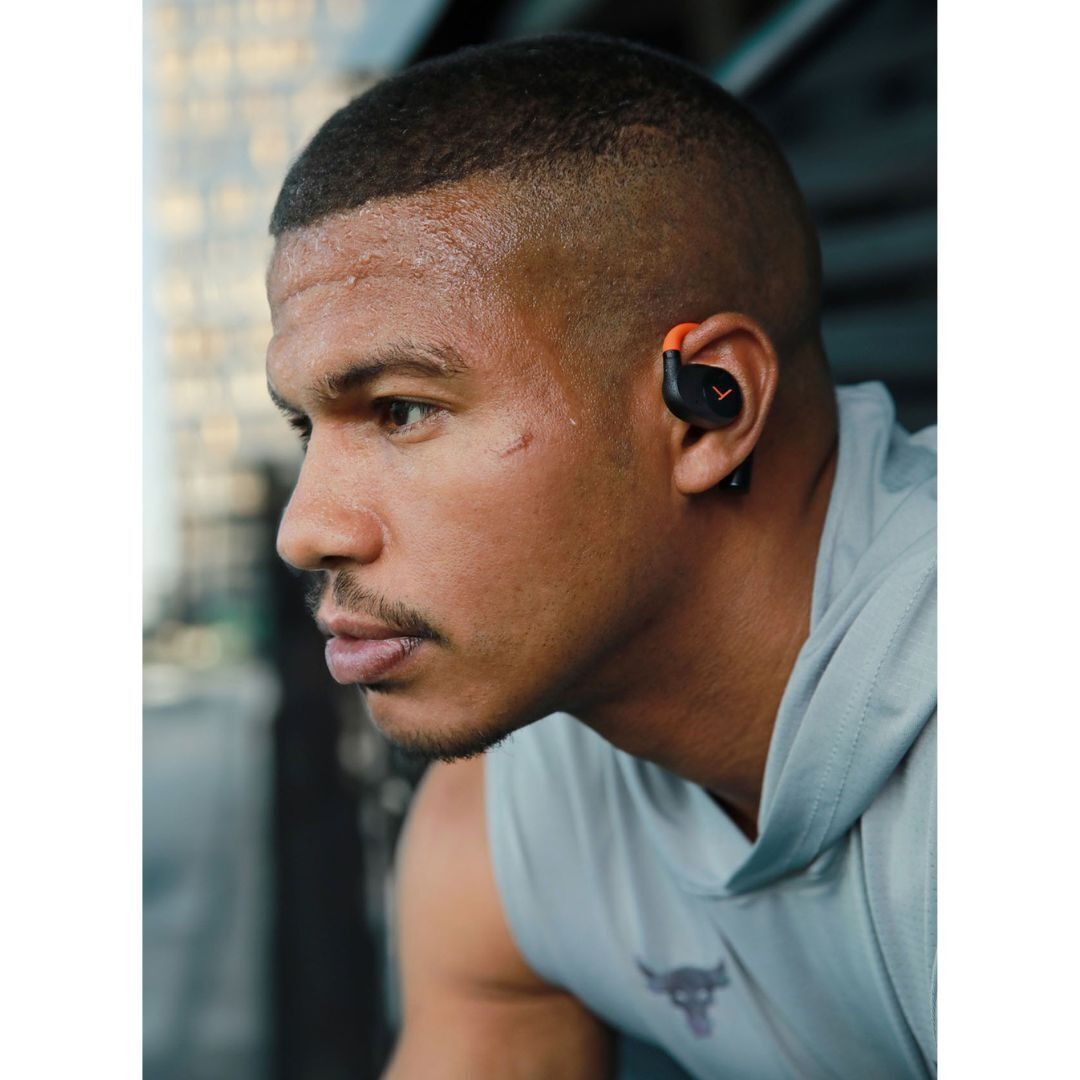 Beyerdynamic Verio 200 Sport Open True Wireless Earphones with Charging Case (Black/Orange)