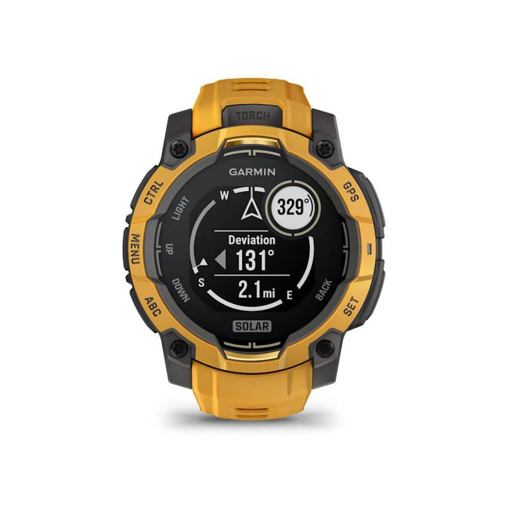 Garmin Instinct 3-45mm Solar GPS Smartwatch (Sunburst, Limited Edition)