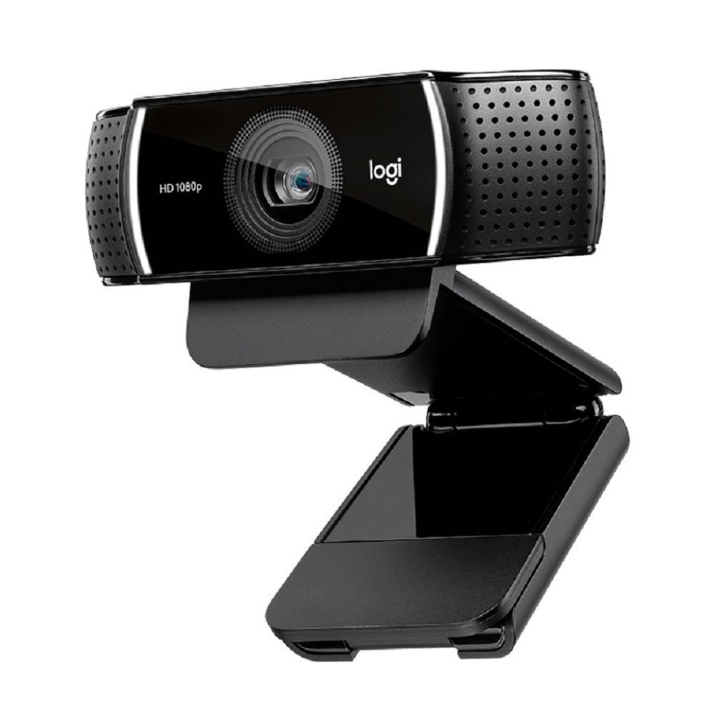 Logitech C922 Pro Stream 1080p Webcam, Knox Gear Holder and Light Stand and 4-Port USB Hub