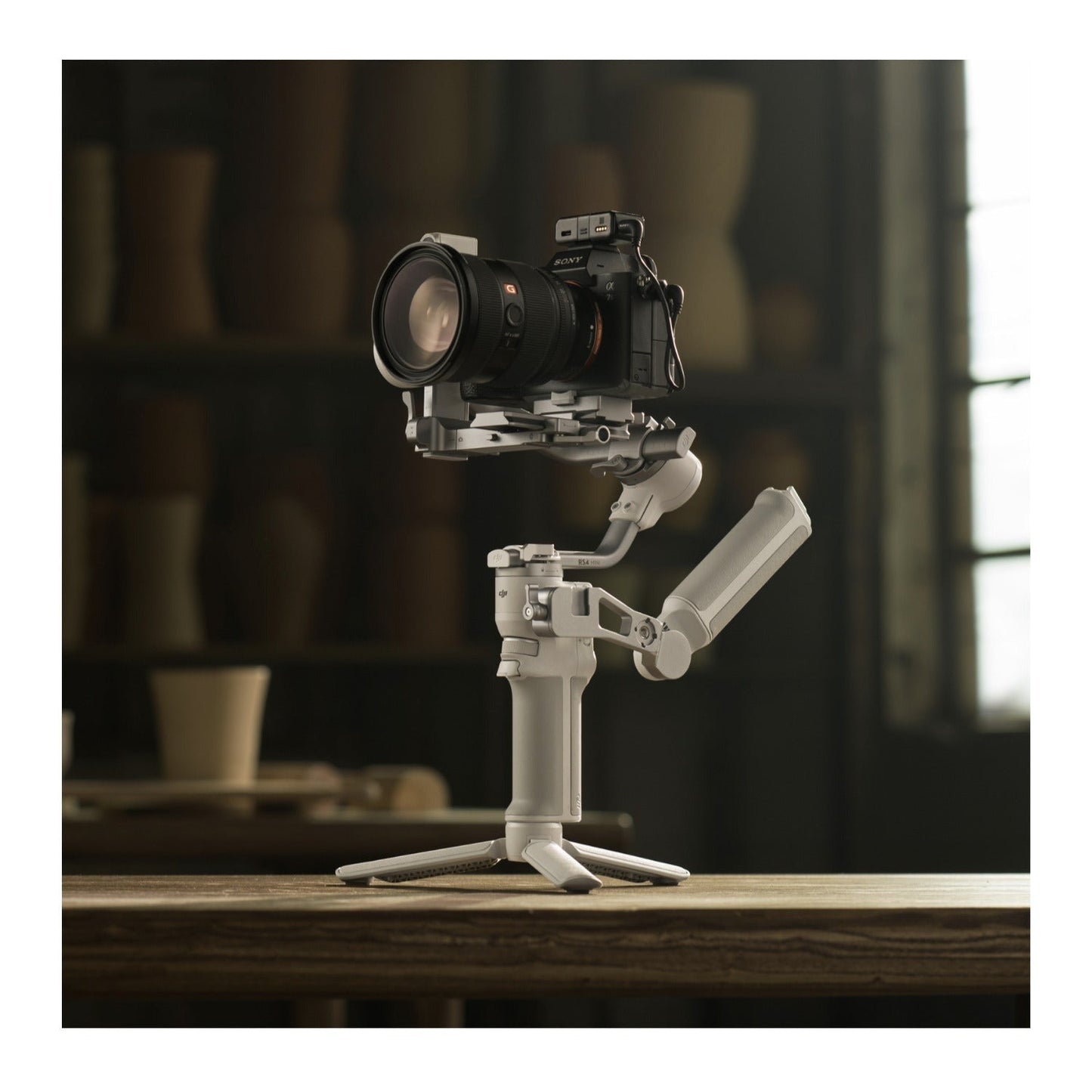 DJI RS 4 Mini Combo Gimbal Stabilizer for Cameras with Bundle with Hard Case