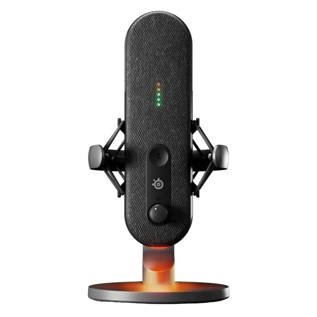 SteelSeries Alias USB Microphone for PC with Shock Mount and Sonar Software, Black (Certified Refurbished)