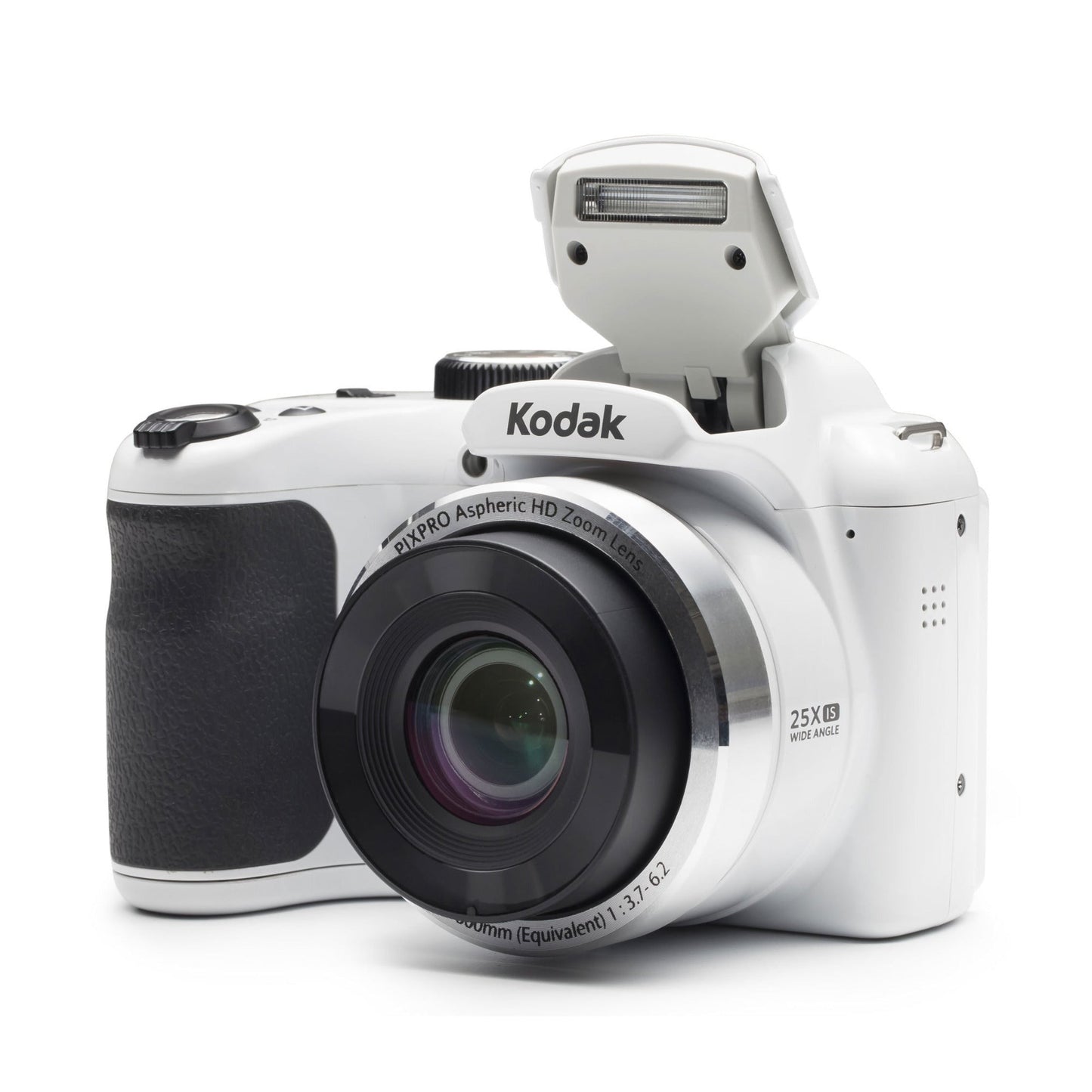 Kodak PIXPRO AZ252 16MP Digital Camera (White) with 32GB SD Card and Case Bundle