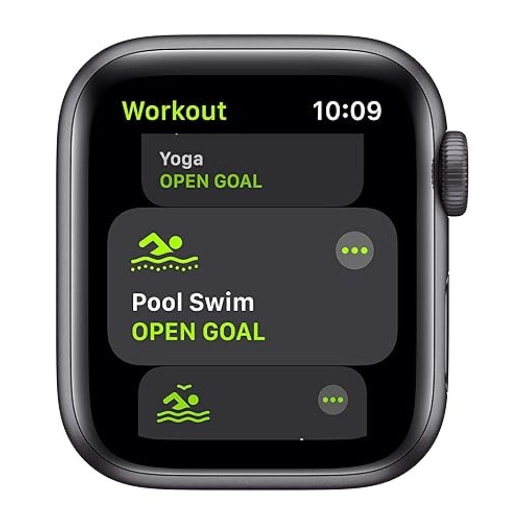 Apple Watch SE | GPS | 40mm | Space Grey Aluminum Case | Black Sport Band | Renewed Premium