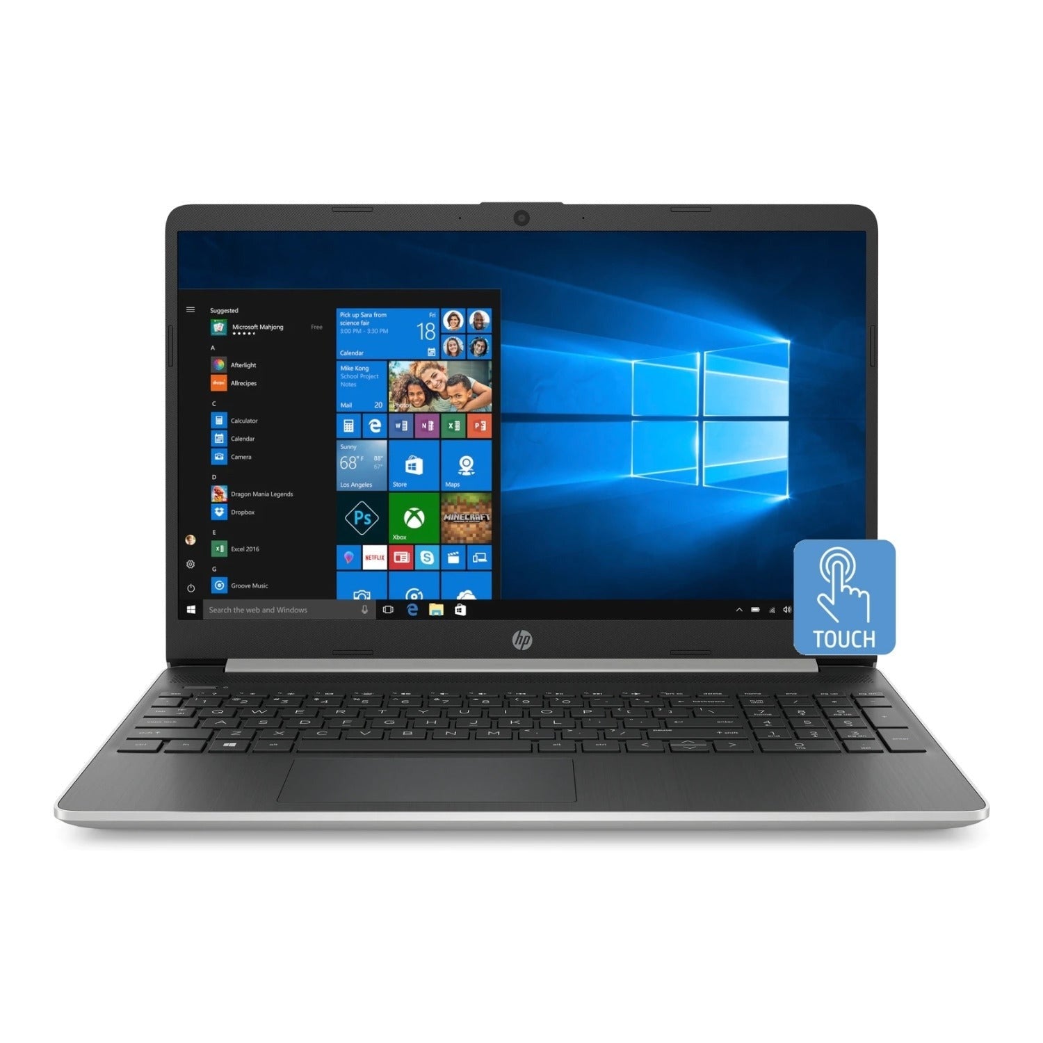 HP 15-dy0013 Laptop, 15.6" HD Touch, Intel Core i5-8265U, 12GB RAM, 256GB SSD (Certified Refurbished)