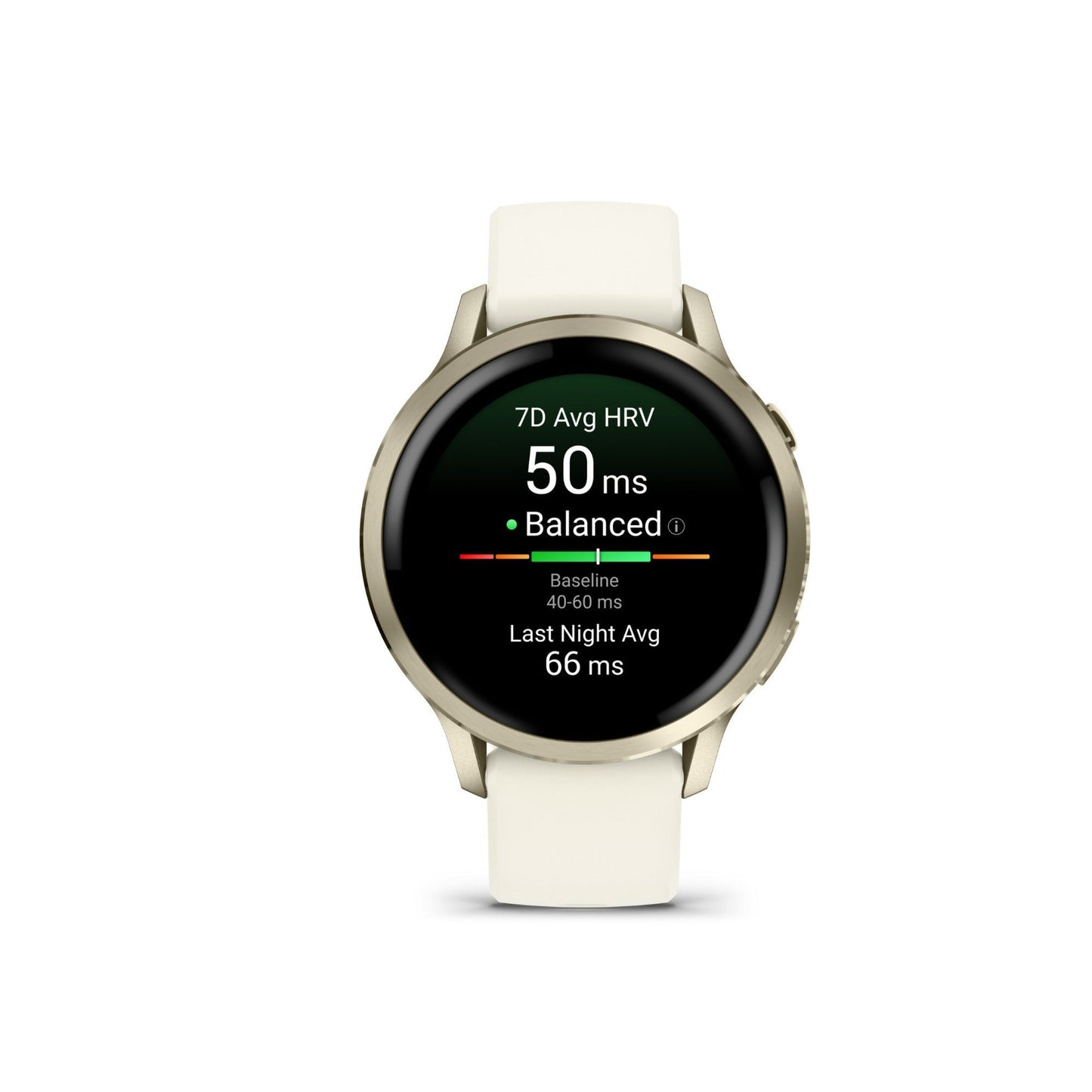 Garmin Venu 4 41mm Smartwatch (Lunar Gold with Bone Silicone Band) Bundle
