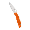 Spyderco Endura 4 Lightweight Signature Orange PlainEdge Blade Folding Knife