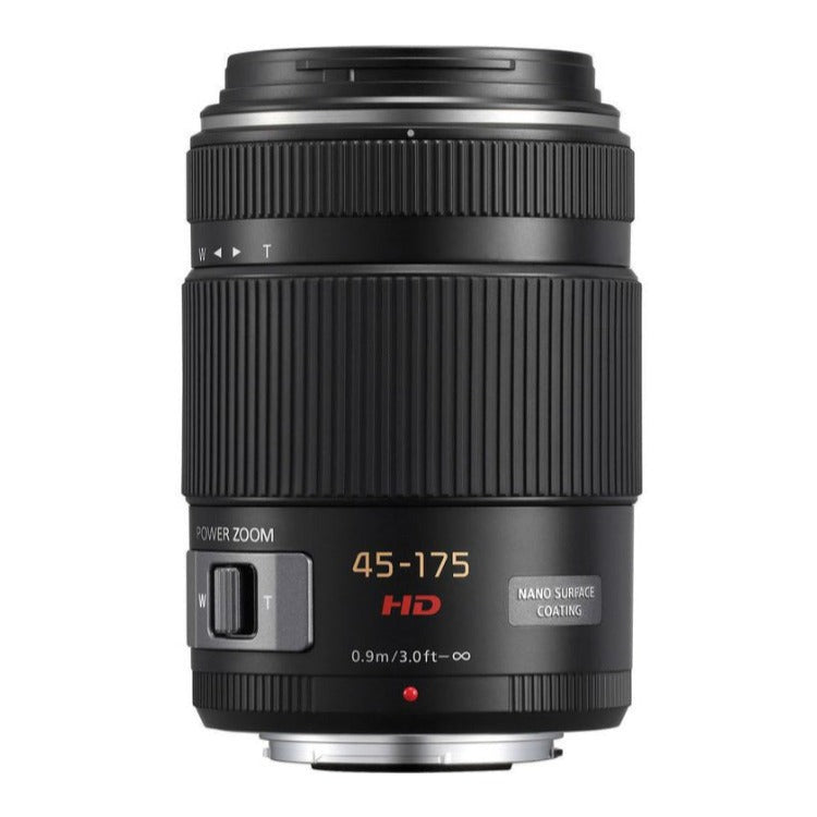 Panasonic Lumix G X Vario Power Zoom 45-175mm f/4.0-5.6 ASPH Lens (Black)