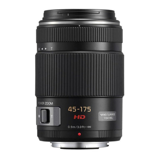 Panasonic Lumix G X Vario Power Zoom 45-175mm f/4.0-5.6 ASPH Lens (Black)