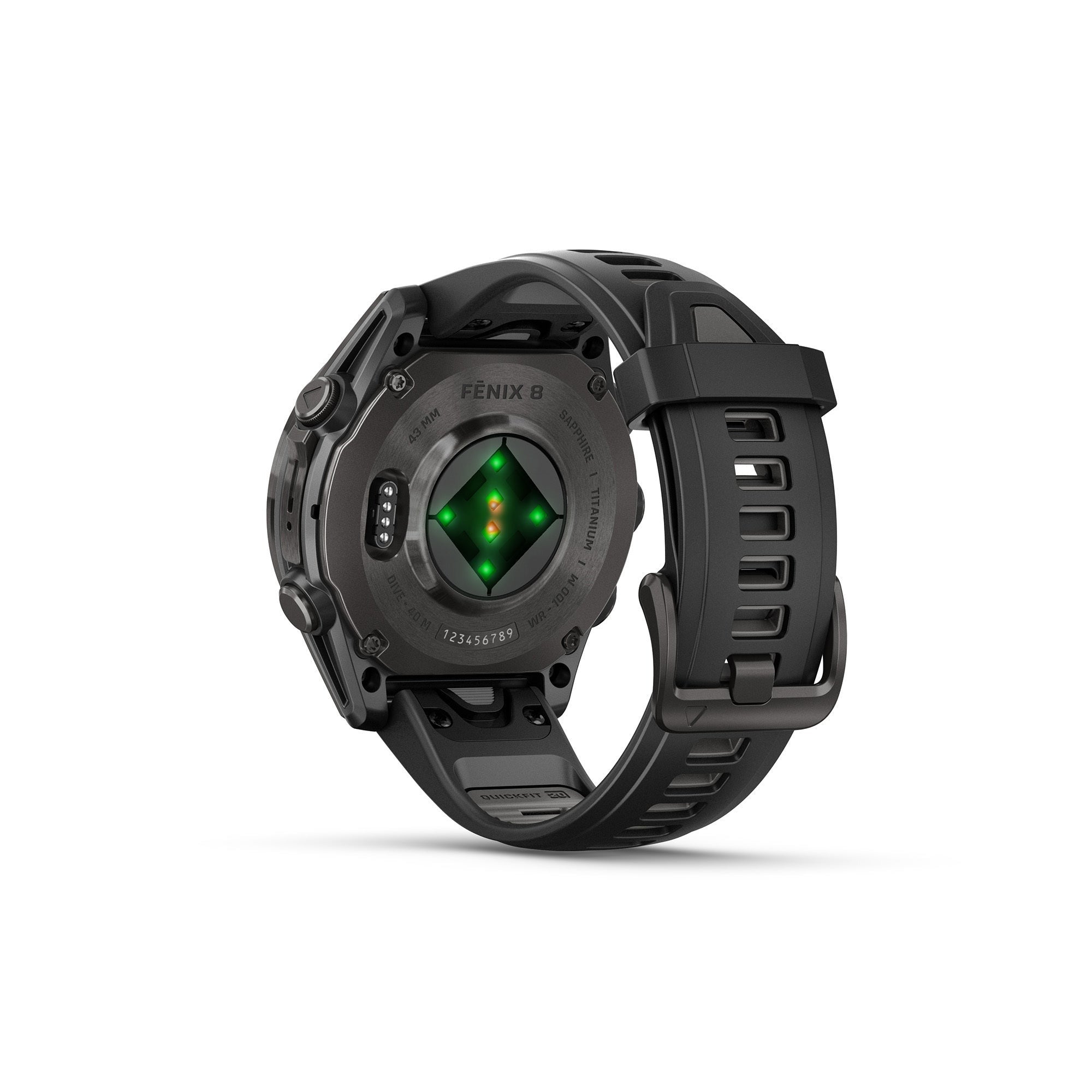 Garmin fēnix 8 AMOLED Sapphire GPS Smartwatch (43mm, Black/Pebble Gray) (Used)