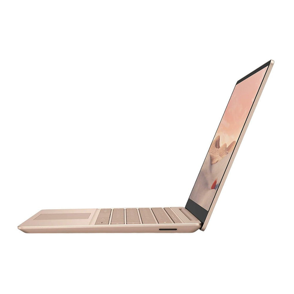 Microsoft Surface Go Laptop 12.4" Touch Laptop, Intel Core i5-1035G1, 8GB RAM, 128GB SSD, Windows 10 Pro, Sandstone (Certified Refurbished)