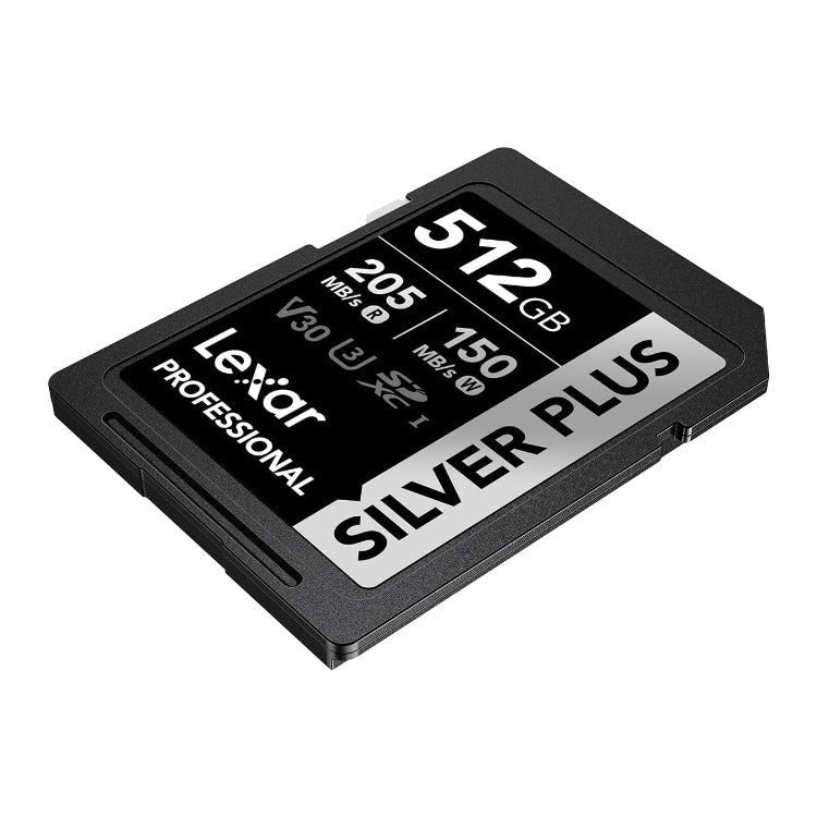 Lexar 512GB Professional SILVER PLUS UHS-I SDXC Memory Card