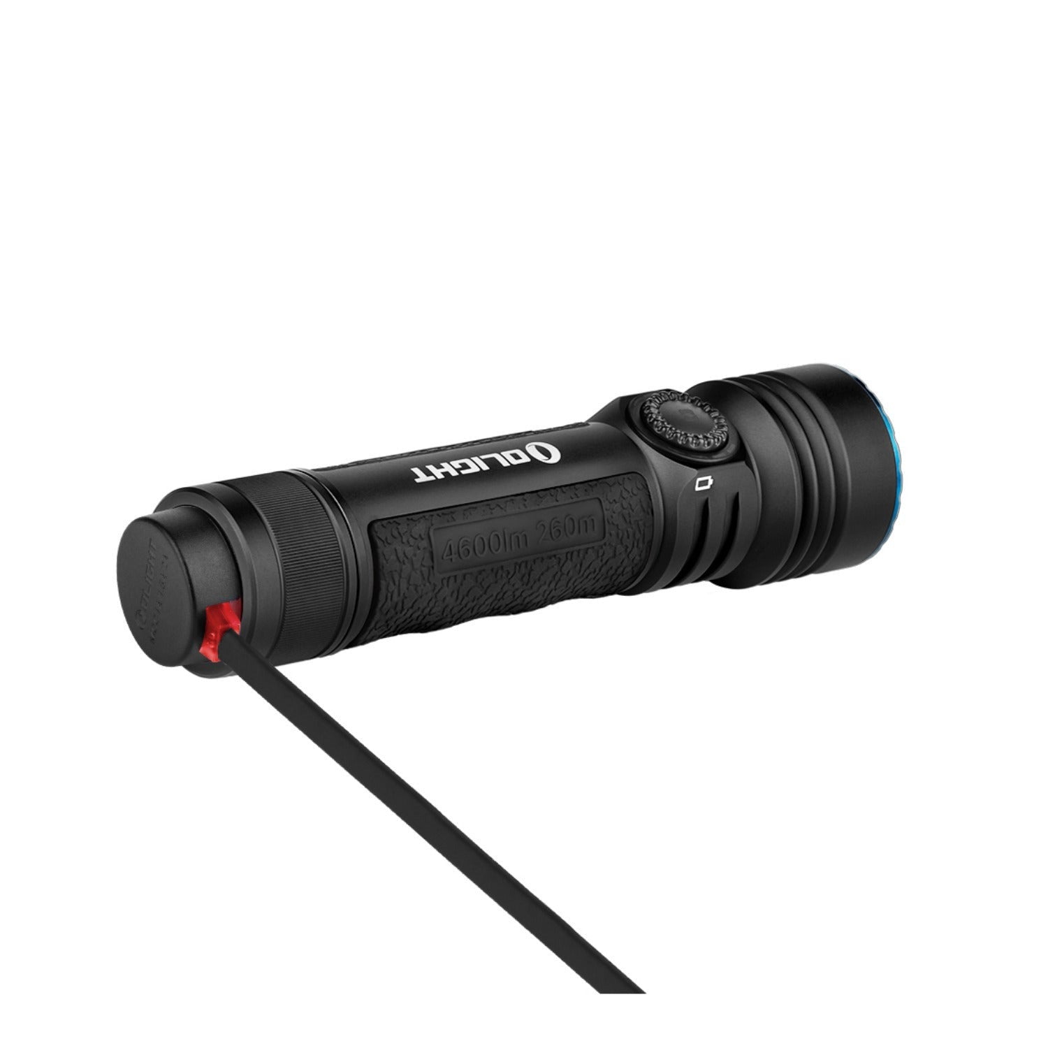 Olight Seeker 4 Pro Rechargeable LED Flashlight (Cool White, Matte Black)