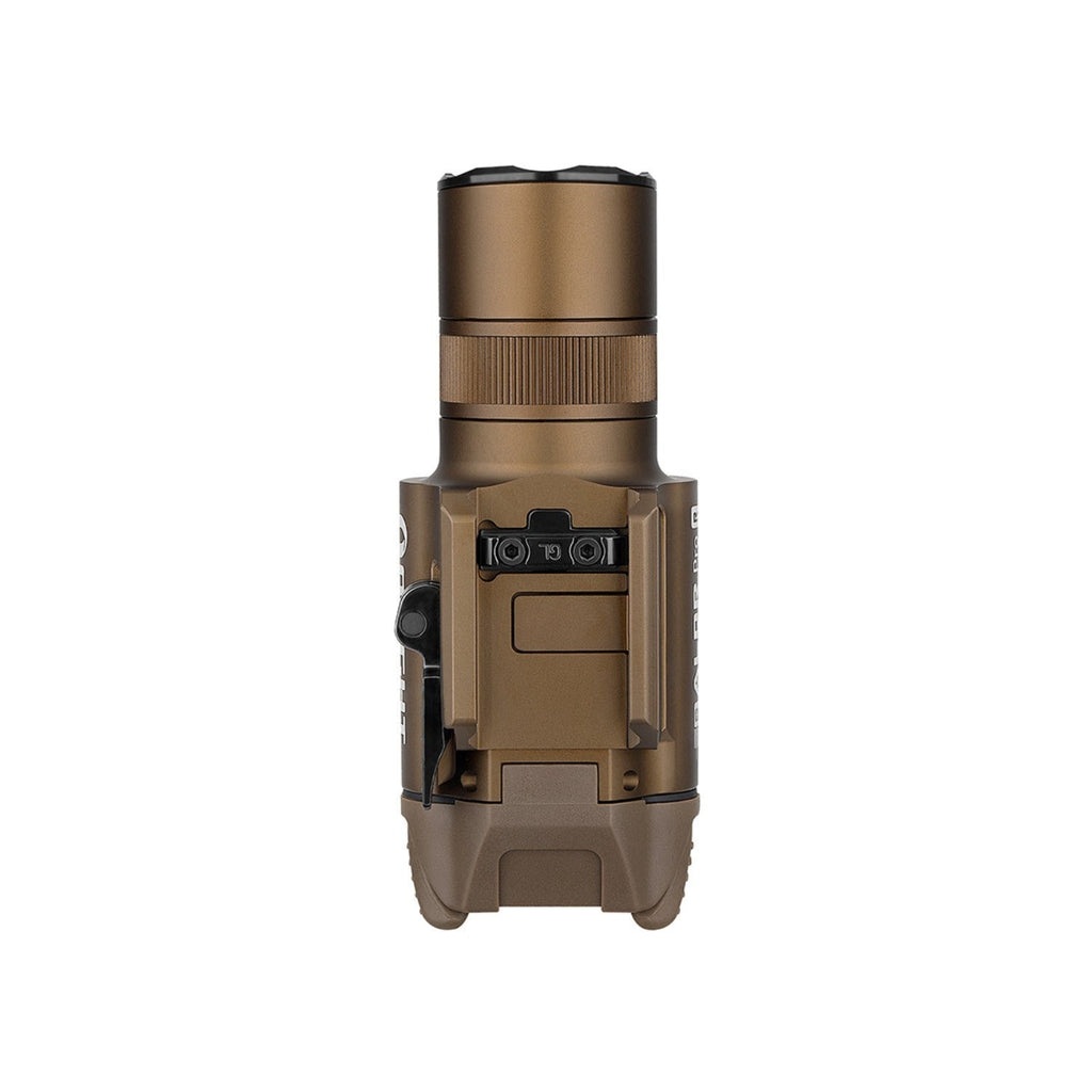 OLIGHT Baldr Pro R Rechargeable Tactical Light with Green Laser (Desert Tan)