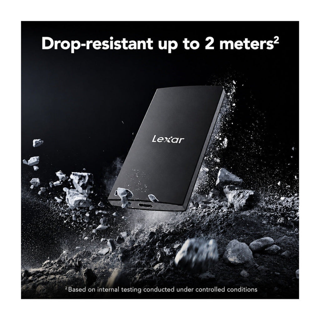 Lexar SL300 2TB USB 3.2 Gen 2 Portable SSD with Enhanced Heat Dissipation